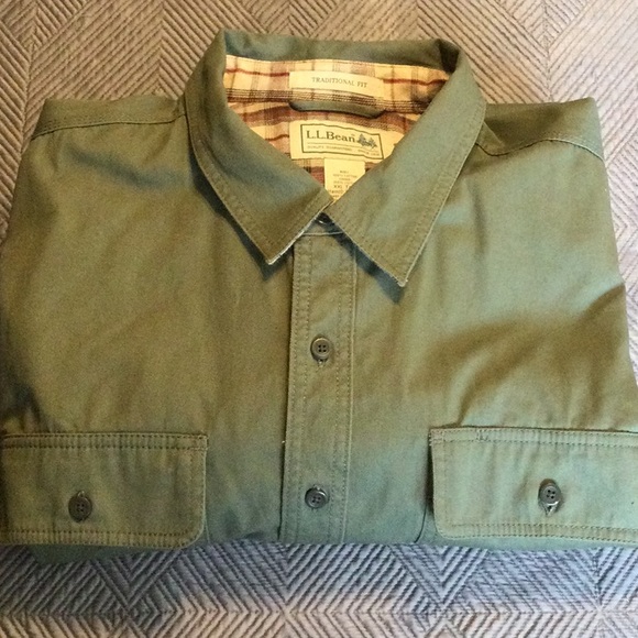 L.L. Bean Other - NWOT. LL. Bean XXL Tall green, long sleeve shirt for men